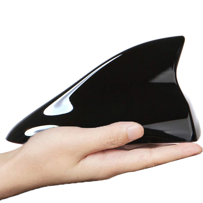 Ramble for (RAV4 2009-2015) Shark Fin Antenna, Car Radio FM/AM Aerials, Auto Parts, Vehicle Electronics Accessories, for Toyota Rav4. (Advanced Style, Black) - Image 1